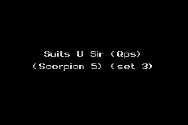 Suits U Sir (Qps) (Scorpion 5) (set 3)
