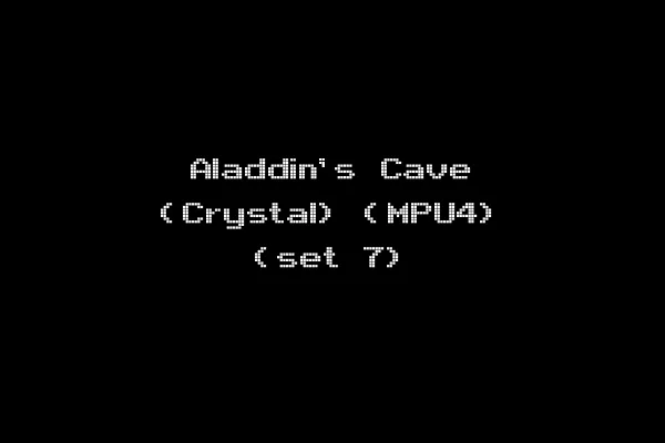 Aladdin's Cave (Crystal) (MPU4) (set 7)