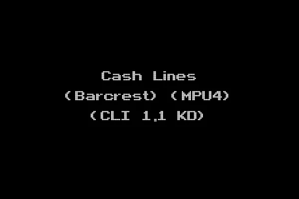Cash Lines (Barcrest) (MPU4) (CLI 1.1 KD)