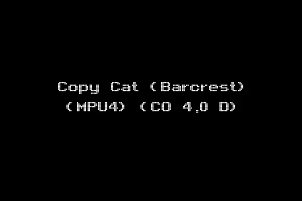 Copy Cat (Barcrest) (MPU4) (CO 4.0 D)