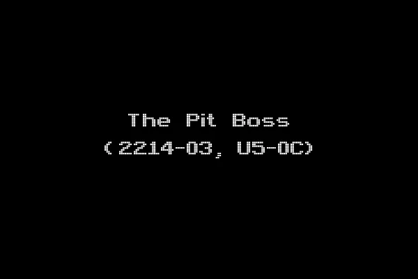The Pit Boss (2214-03, U5-0C)