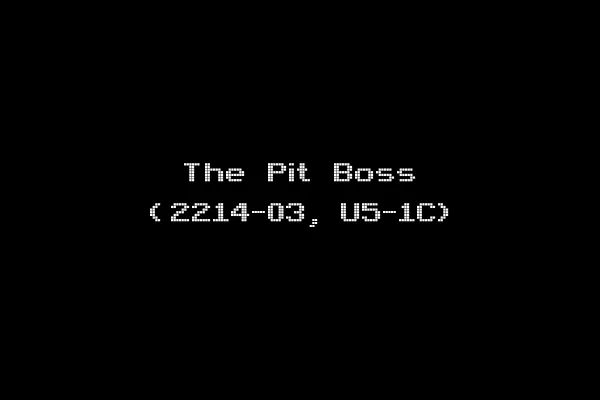 The Pit Boss (2214-03, U5-1C)