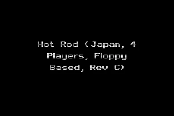 Hot Rod (Japan, 4 Players, Floppy Based, Rev C)
