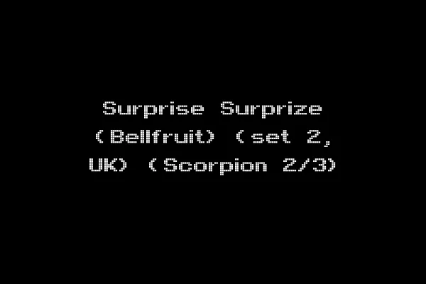 Surprise Surprize (Bellfruit) (set 2, UK) (Scorpion 2/3)