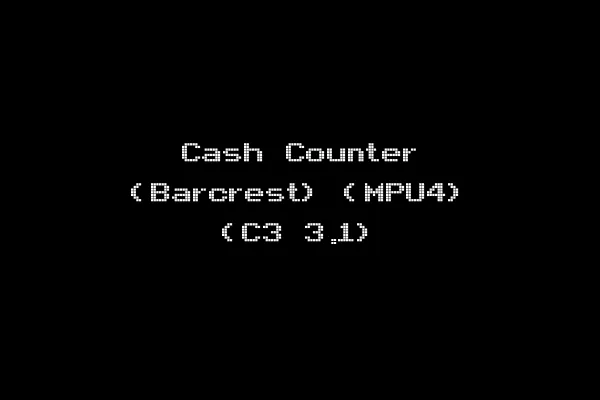 Cash Counter (Barcrest) (MPU4) (C3 3.1)