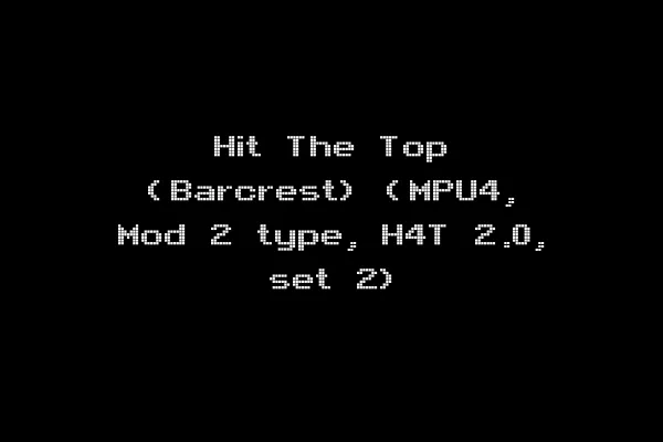 Hit The Top (Barcrest) (MPU4, Mod 2 type, H4T 2.0, set 2)