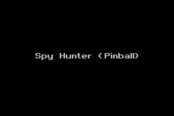 Spy Hunter (Pinball)