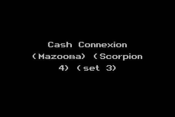 Cash Connexion (Mazooma) (Scorpion 4) (set 3)