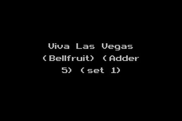 Viva Las Vegas (Bellfruit) (Adder 5) (set 1)