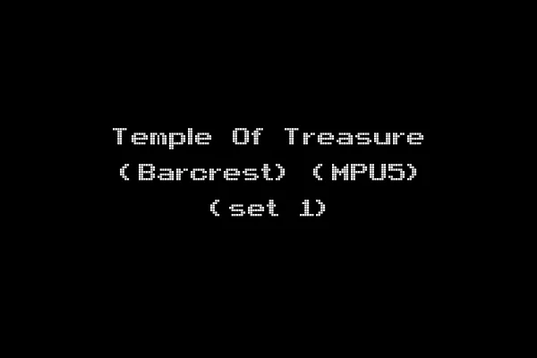 Temple Of Treasure (Barcrest) (MPU5) (set 1)