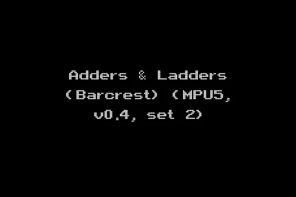 Adders & Ladders (Barcrest) (MPU5, v0.4, set 2)