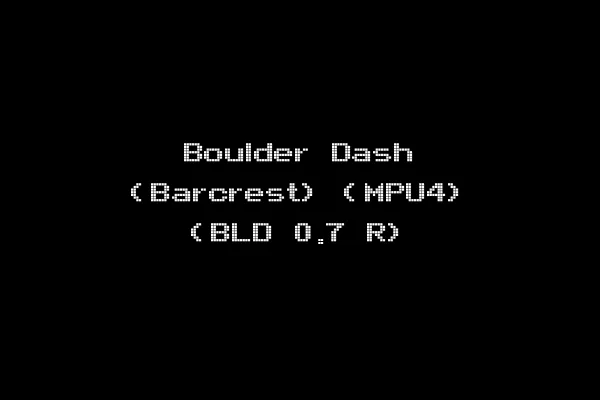 Boulder Dash (Barcrest) (MPU4) (BLD 0.7 R)