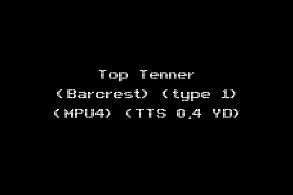 Top Tenner (Barcrest) (type 1) (MPU4) (TTS 0.4 YD)