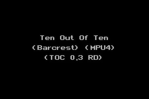 Ten Out Of Ten (Barcrest) (MPU4) (TOC 0.3 RD)