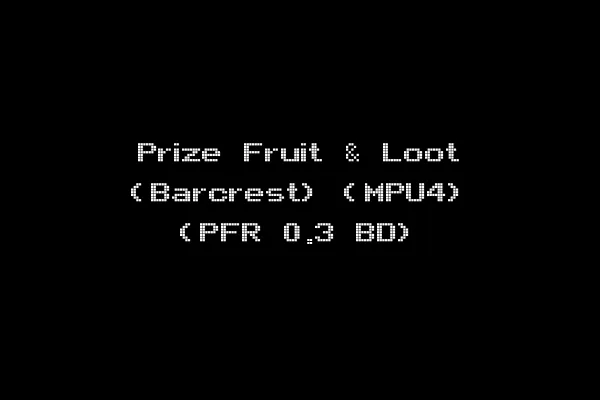 Prize Fruit & Loot (Barcrest) (MPU4) (PFR 0.3 BD)