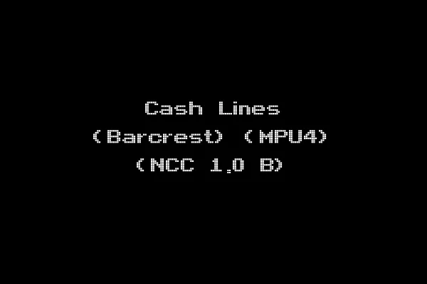 Cash Lines (Barcrest) (MPU4) (NCC 1.0 B)