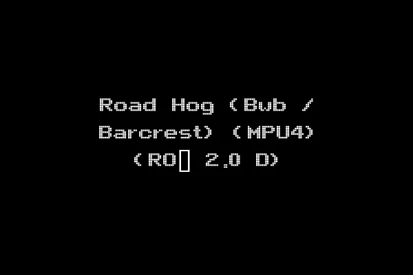 Road Hog (Bwb / Barcrest) (MPU4) (RO_ 2.0 D)