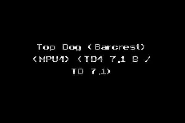 Top Dog (Barcrest) (MPU4) (TD4 7.1 B / TD 7.1)