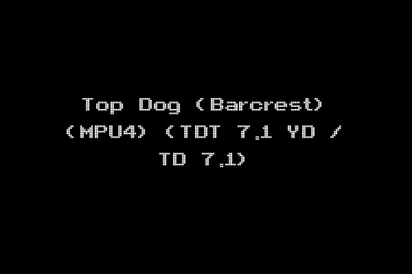 Top Dog (Barcrest) (MPU4) (TDT 7.1 YD / TD 7.1)