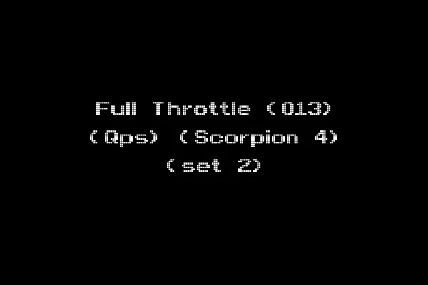 Full Throttle (013) (Qps) (Scorpion 4) (set 2)
