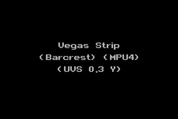Vegas Strip (Barcrest) (MPU4) (UVS 0.3 Y)