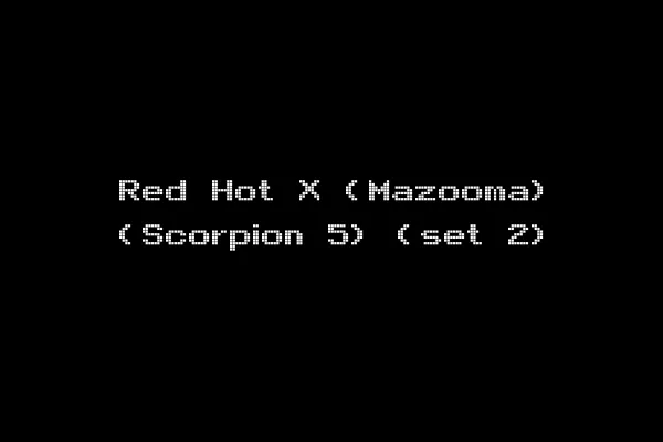 Red Hot X (Mazooma) (Scorpion 5) (set 2)