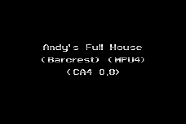 Andy's Full House (Barcrest) (MPU4) (CA4 0.8)
