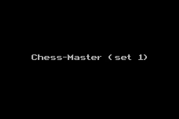 Chess-Master (set 1)
