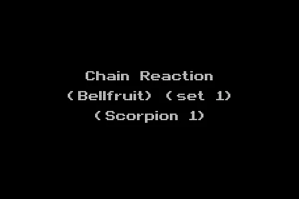 Chain Reaction (Bellfruit) (set 1) (Scorpion 1)