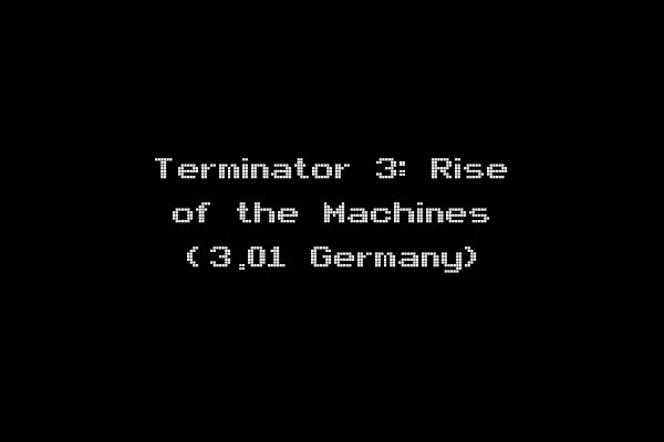 Terminator 3: Rise of the Machines (3.01 Germany)