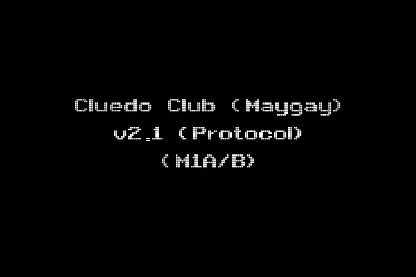 Cluedo Club (Maygay) v2.1 (Protocol) (M1A/B)