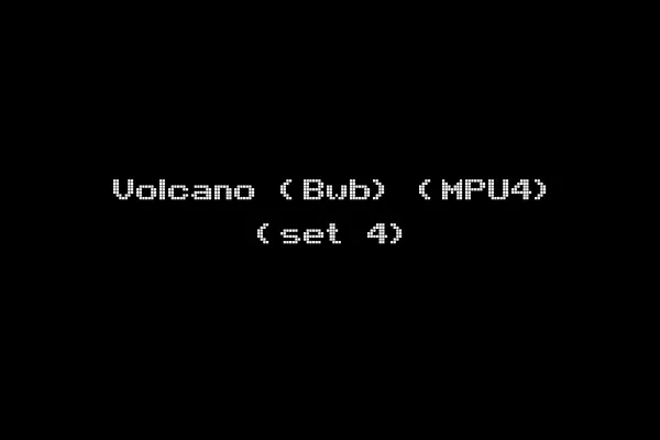 Volcano (Bwb) (MPU4) (set 4)