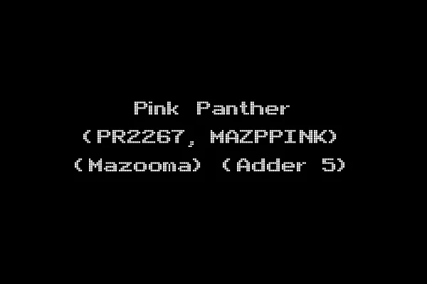 Pink Panther (PR2267, MAZPPINK) (Mazooma) (Adder 5)