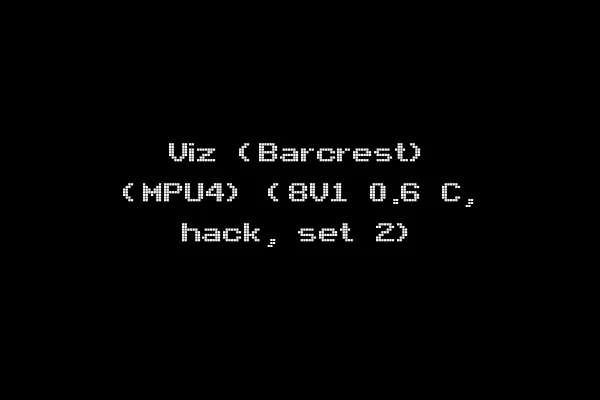 Viz (Barcrest) (MPU4) (8V1 0.6 C, hack, set 2)