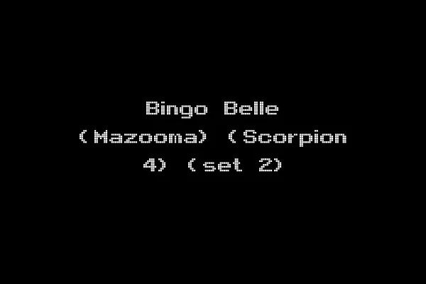 Bingo Belle (Mazooma) (Scorpion 4) (set 2)