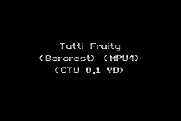 Tutti Fruity (Barcrest) (MPU4) (CTU 0.1 YD)