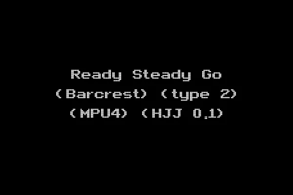 Ready Steady Go (Barcrest) (type 2) (MPU4) (HJJ 0.1)