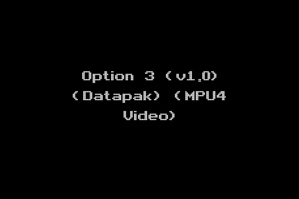 Option 3 (v1.0) (Datapak) (MPU4 Video)