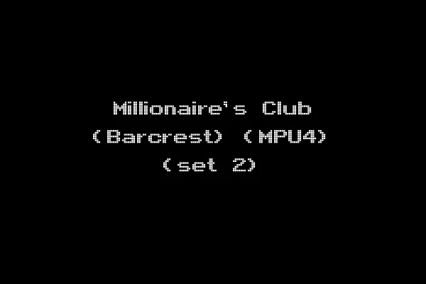 Millionaire's Club (Barcrest) (MPU4) (set 2)