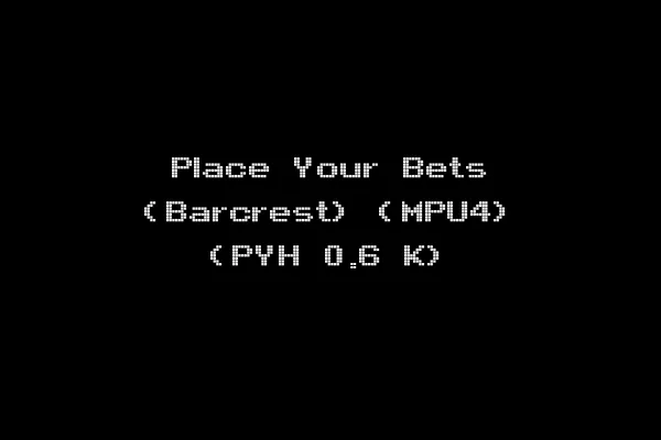 Place Your Bets (Barcrest) (MPU4) (PYH 0.6 K)