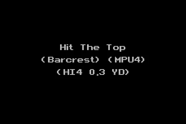 Hit The Top (Barcrest) (MPU4) (HI4 0.3 YD)