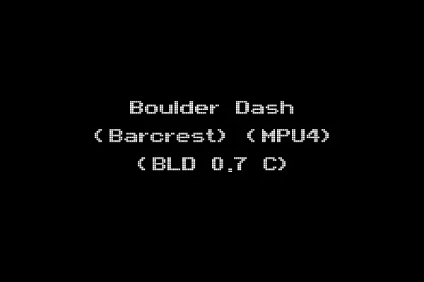 Boulder Dash (Barcrest) (MPU4) (BLD 0.7 C)