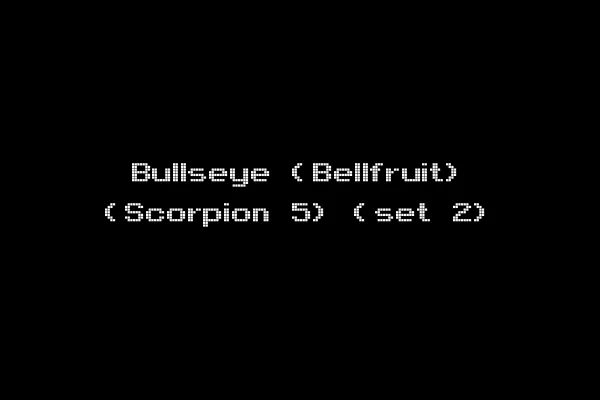 Bullseye (Bellfruit) (Scorpion 5) (set 2)