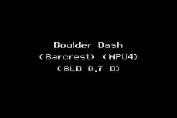 Boulder Dash (Barcrest) (MPU4) (BLD 0.7 D)
