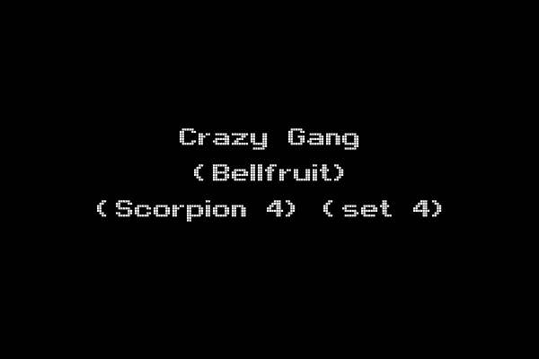 Crazy Gang (Bellfruit) (Scorpion 4) (set 4)