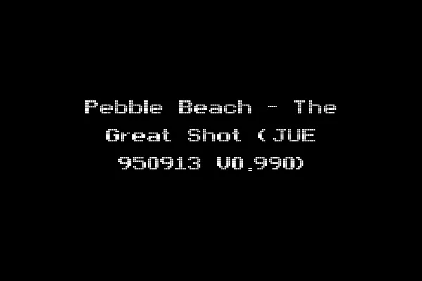 Pebble Beach - The Great Shot (JUE 950913 V0.990)