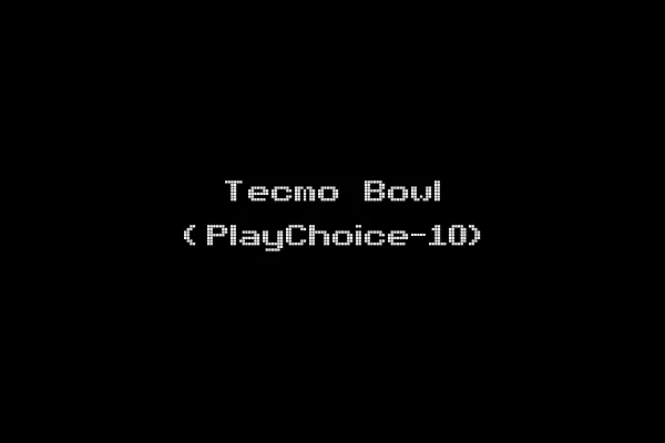 Tecmo Bowl (PlayChoice-10)