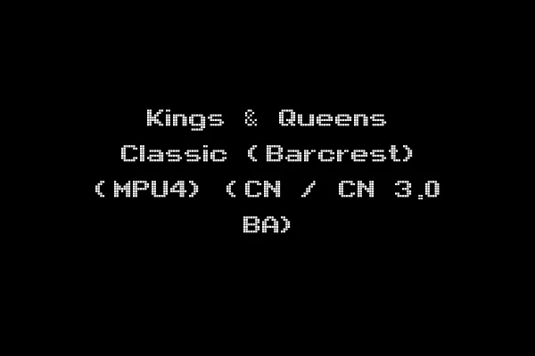 Kings & Queens Classic (Barcrest) (MPU4) (CN / CN 3.0 BA)