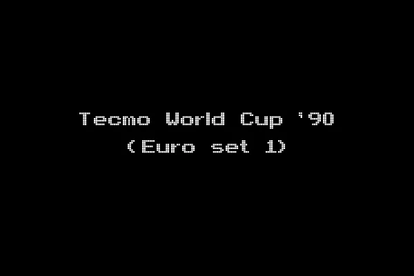 Tecmo World Cup '90 (Euro set 1)