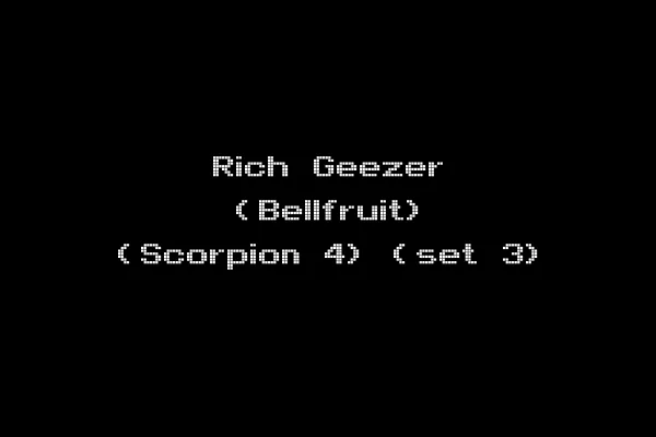 Rich Geezer (Bellfruit) (Scorpion 4) (set 3)